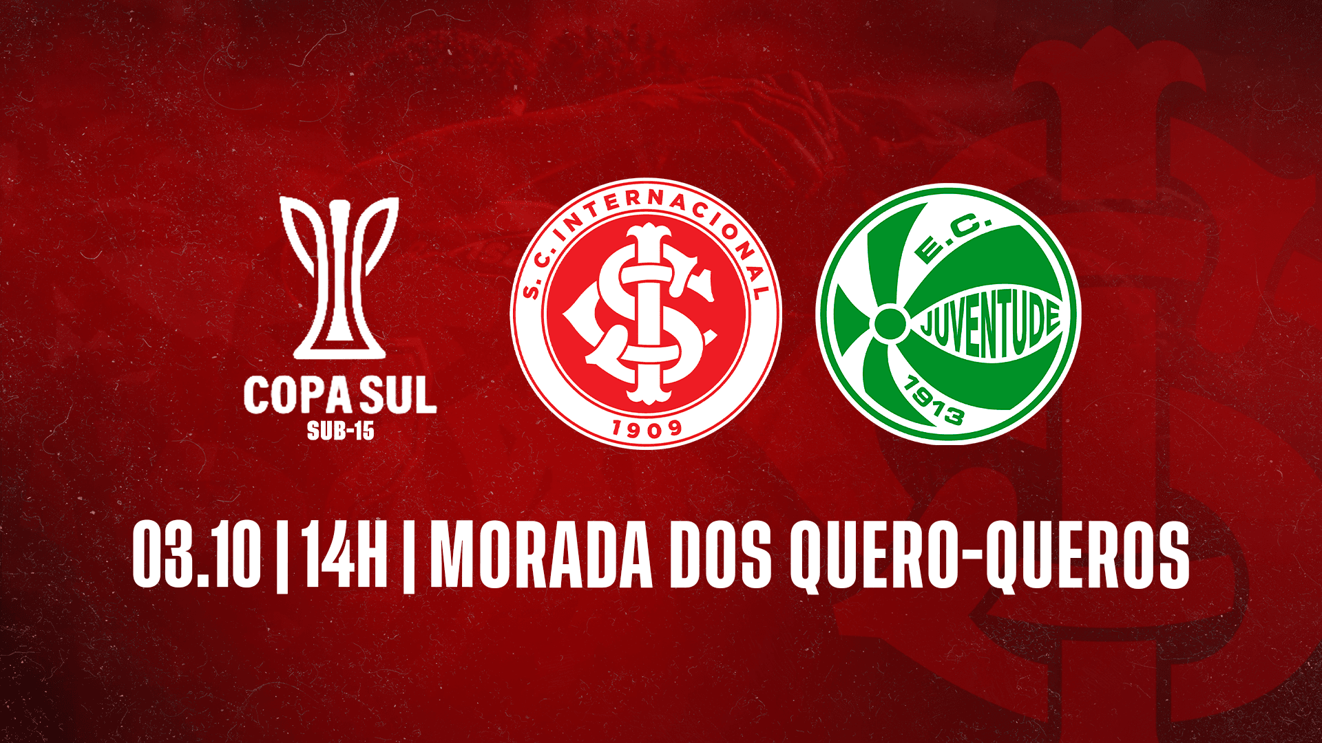 Serviço de Jogo: Internacional x Juventude - Copa Sul Sub-15 2025