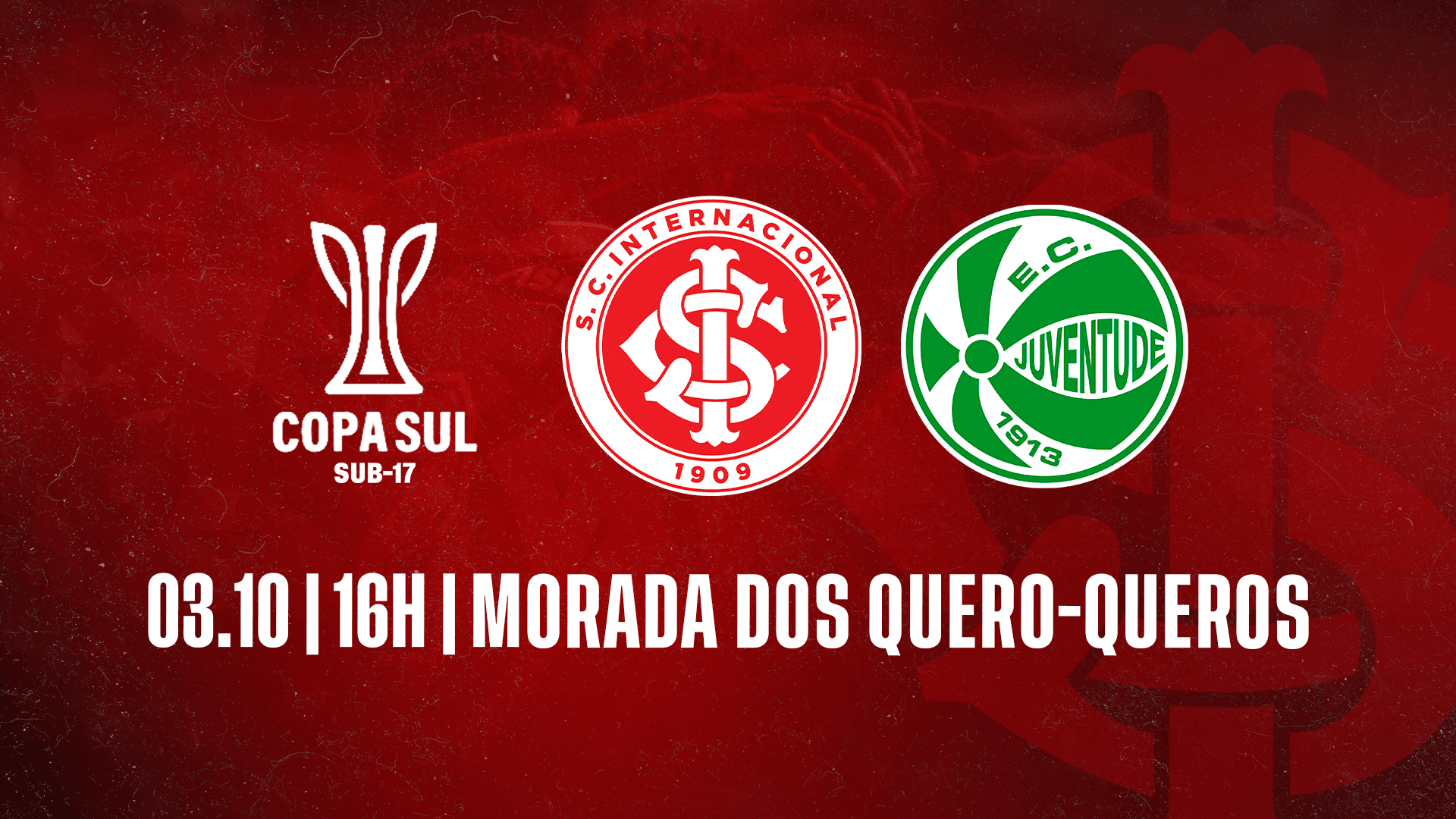 Serviço de Jogo: Internacional x Juventude - Copa Sul Sub-17 2025