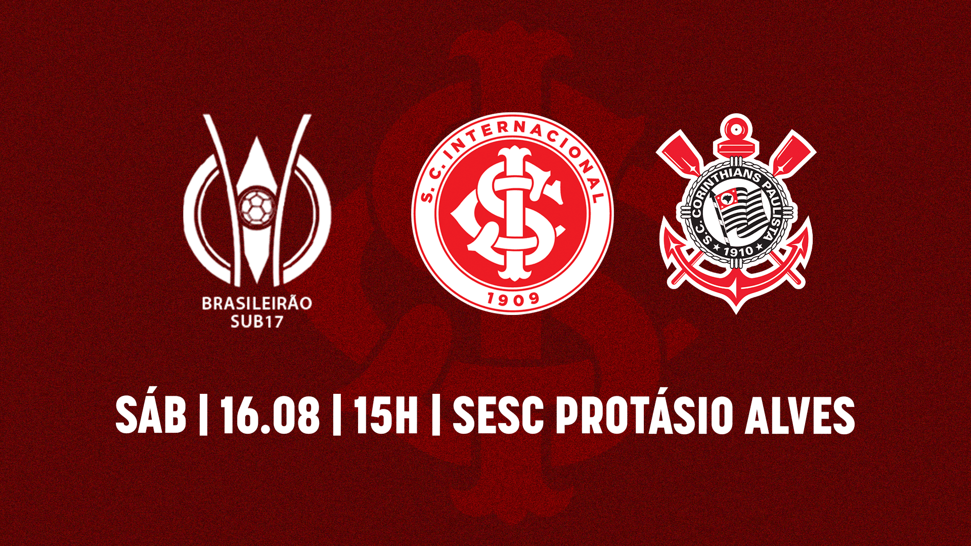 Serviço de jogo: Internacional x Corinthians | Campeonato Brasileiro Feminino Sub-17 2025