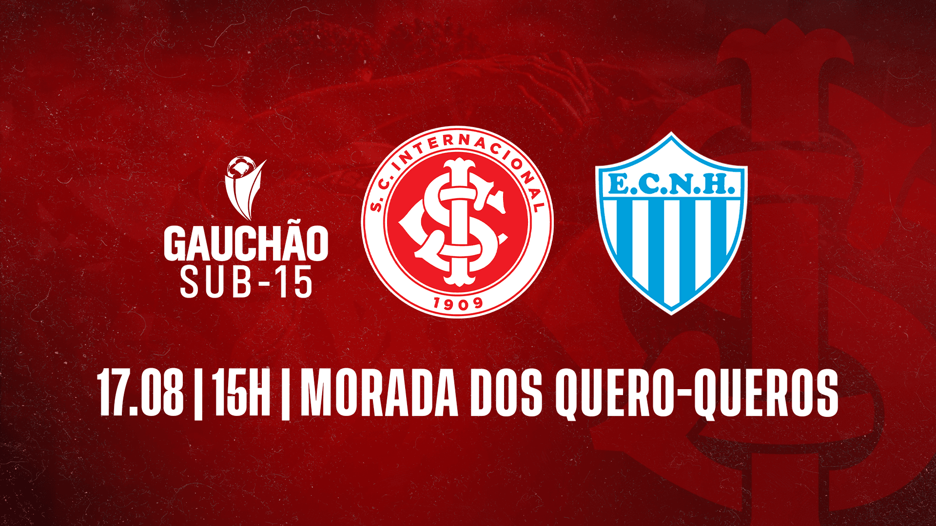 Serviço de jogo: Internacional x Novo Hamburgo | Campeonato Gaúcho Sub-15 2025