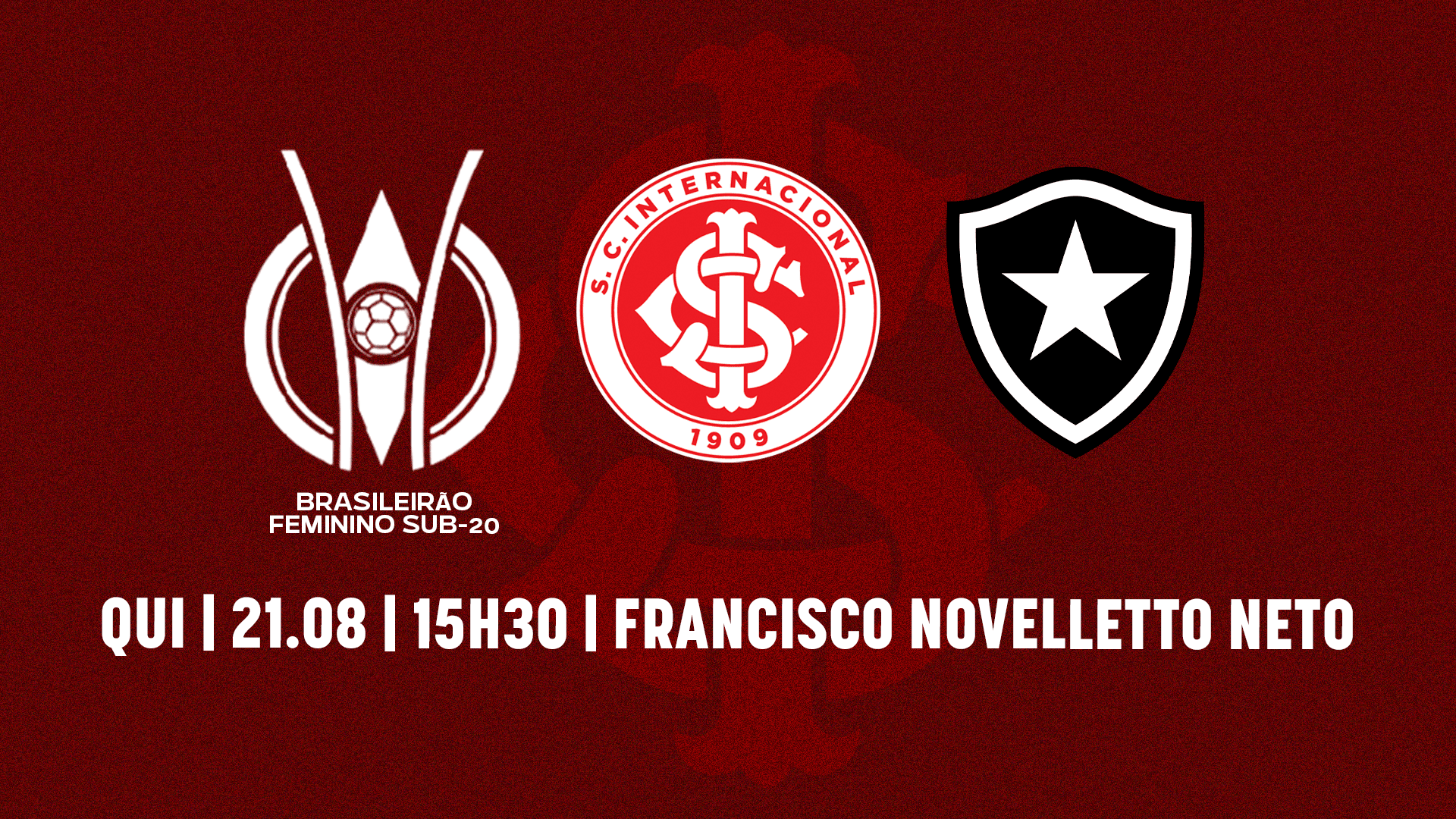 Serviço de Jogo: Internacional x Botafogo | Campeonato Brasileiro Feminino Sub-20 2025