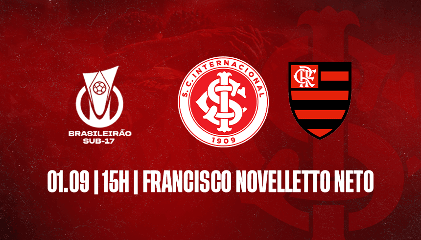 Serviço de jogo: Internacional x Flamengo | Campeonato Brasileiro Sub-17 2025