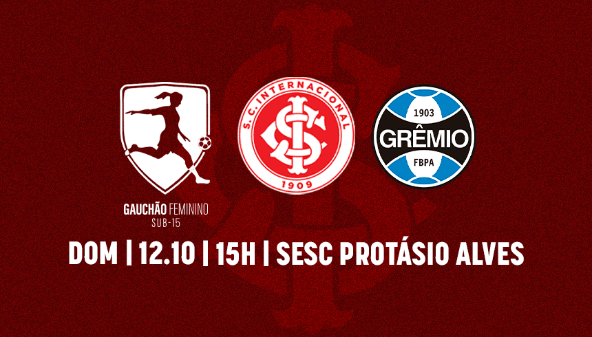 Serviço de jogo: Internacional x Grêmio | Campeonato Gaúcho Feminino Sub-15 2025