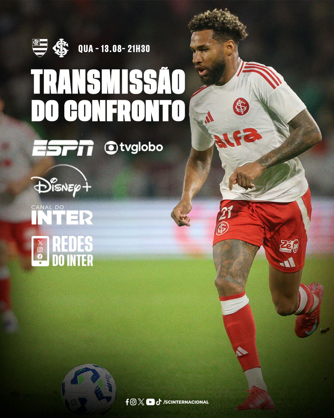 Onde assistir Flamengo e Inter pela Libertadores
