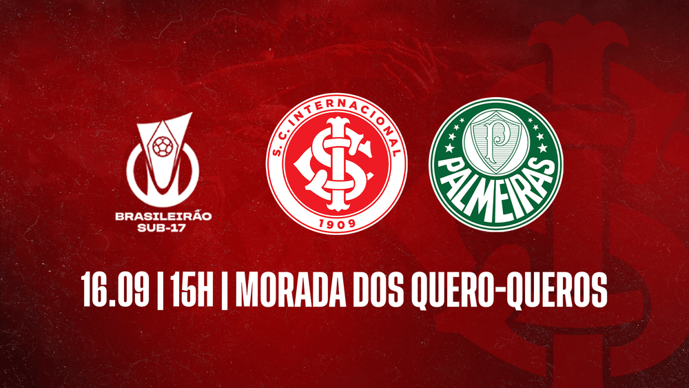 Serviço de jogo: Internacional x Palmeiras | Campeonato Brasileiro Sub-17 2025