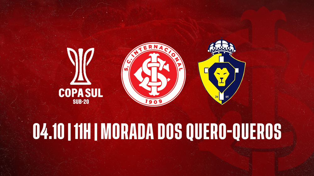 Serviço de Jogo: Internacional x Real Sport Club - Copa Sul Sub-20 2025