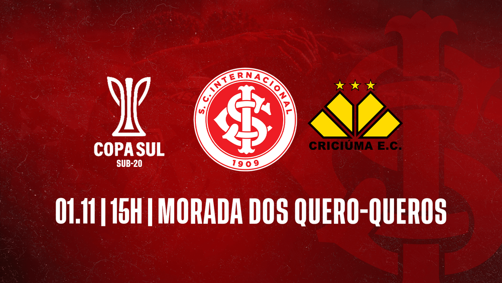 Serviço de jogo: Internacional x Criciúma | Copa Sul Sub-20 2025