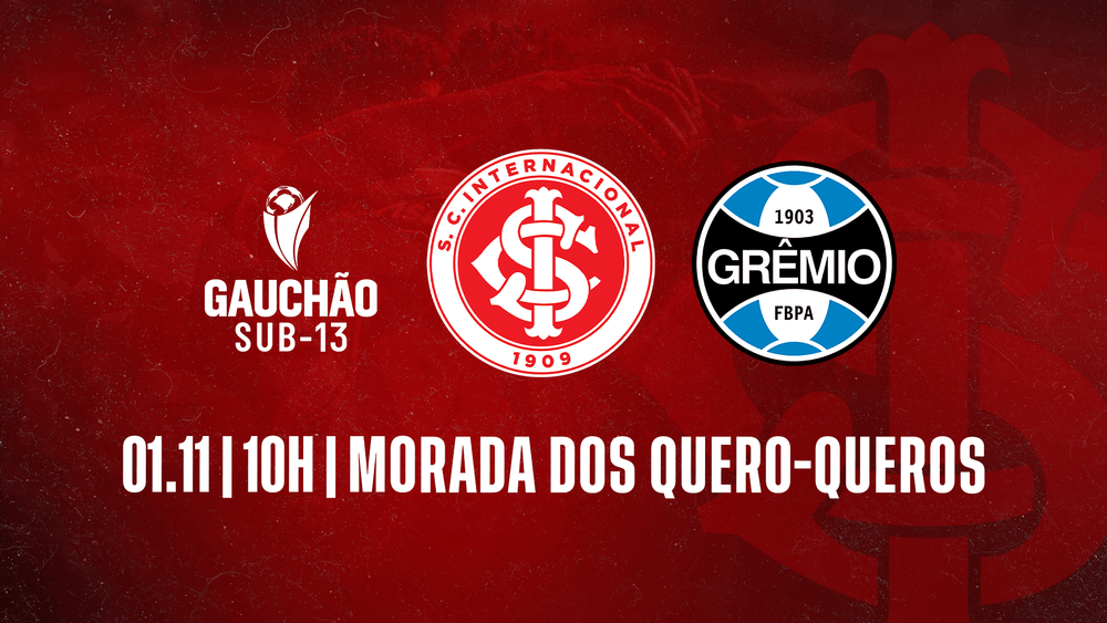 Serviço de jogo: Internacional x Grêmio | Campeonato Gaúcho Sub-13 2025